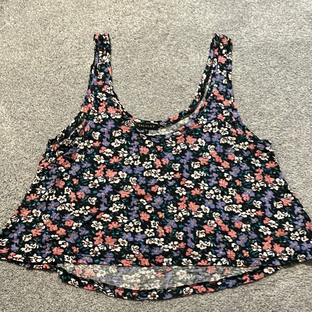 Floral crop top
